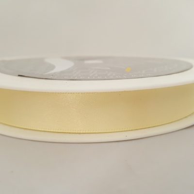 Nastro raso  crema mm15 25 mt