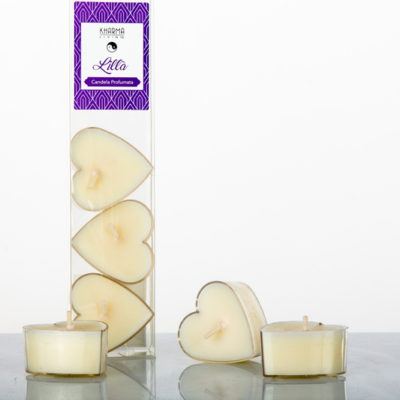 Set 6 candeline cuore profumate