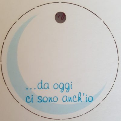 Bigliettino Tag Per Bomboniere Celeste