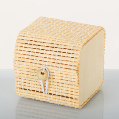 Scatola bambù misura 6X6X6