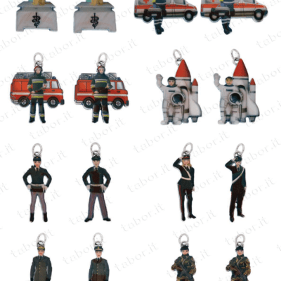 Ciondoli mestieri e carriere militari bomboniere