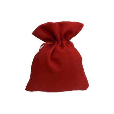 Sacchetto cotone rosso economico