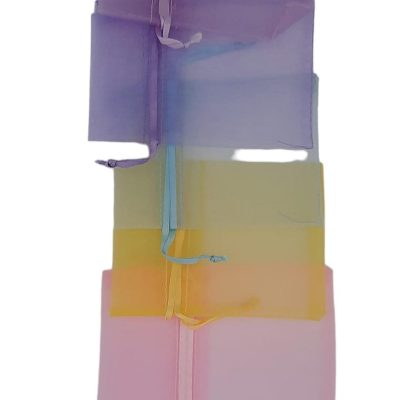Ultimi 21 sacchetti organza colori misti