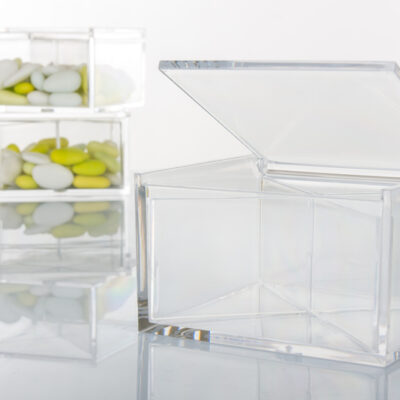 Scatola quadrata 10x10x6 con divisori