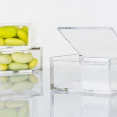 Scatola plexiglass 6x6x3