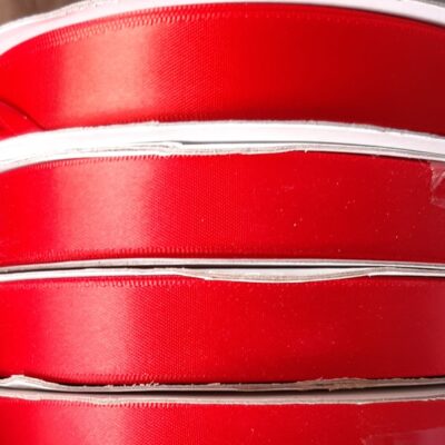 Nastro raso rosso 50 mt 16 mm