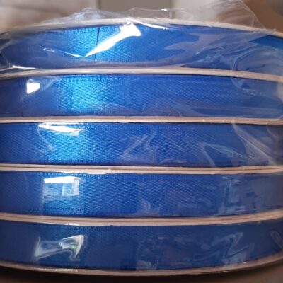 Nastro raso blu 50 mt 10 mm