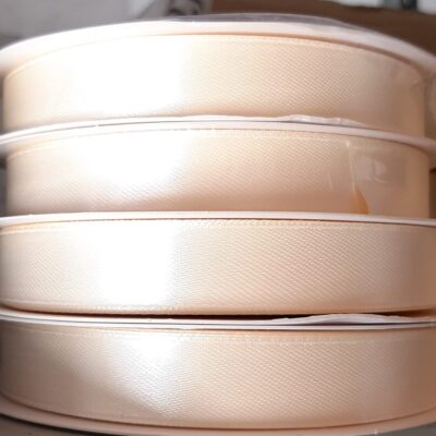Nastro raso avorio 50 mt 15 mm