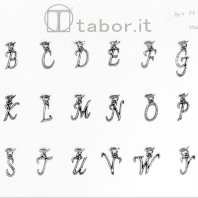 Numero metallo in bilamina di argento