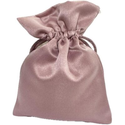 Sacchetto raso rosa antico