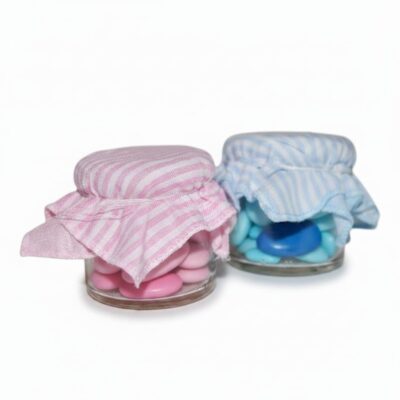 Barattolo country porta confetti