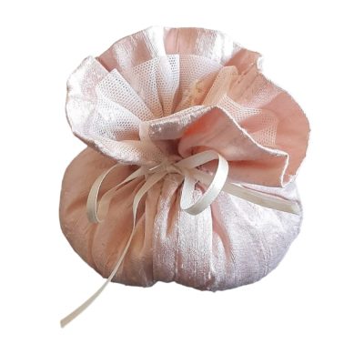 Sacchetti in shantung rosa antico