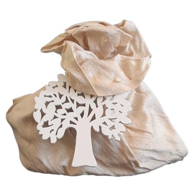 Sacchetti in shantung beige