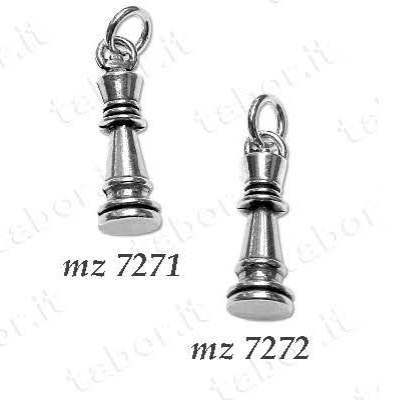 Ciondolo scacchi Re e Regina