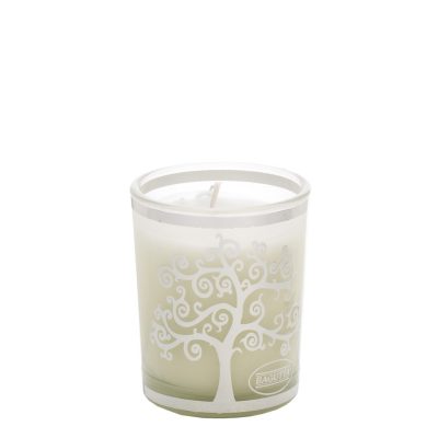 Candela bicchierino albero vita stilizzato