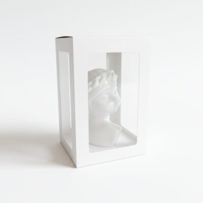 Vaso in ceramica volto bambina