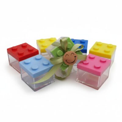 Scatoline modello Lego porta confetti