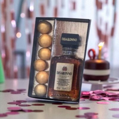 Bomboniere mini liquori con scatola regalo