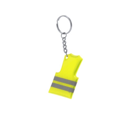 Portachiavi gilet segnaletico in pvc