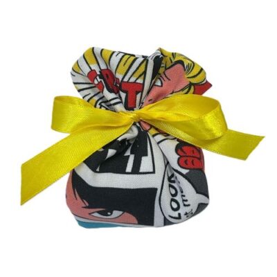 Sacchetto a palloncino porta confetti fumetto