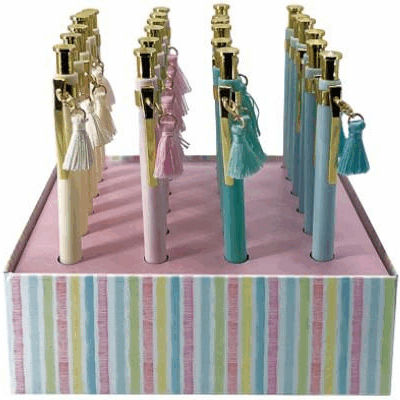 Penne colorate con nappina abbinata