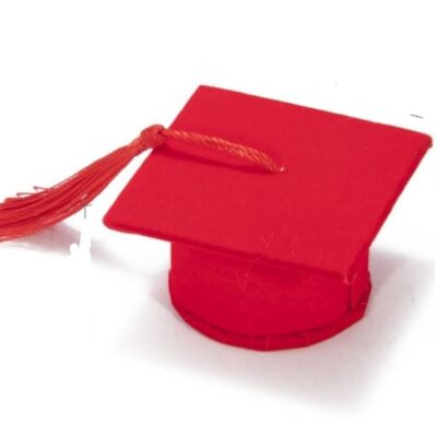 Scatolina laurea tocco rosso