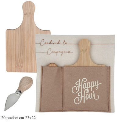 Set tagliere e coltello per formaggio