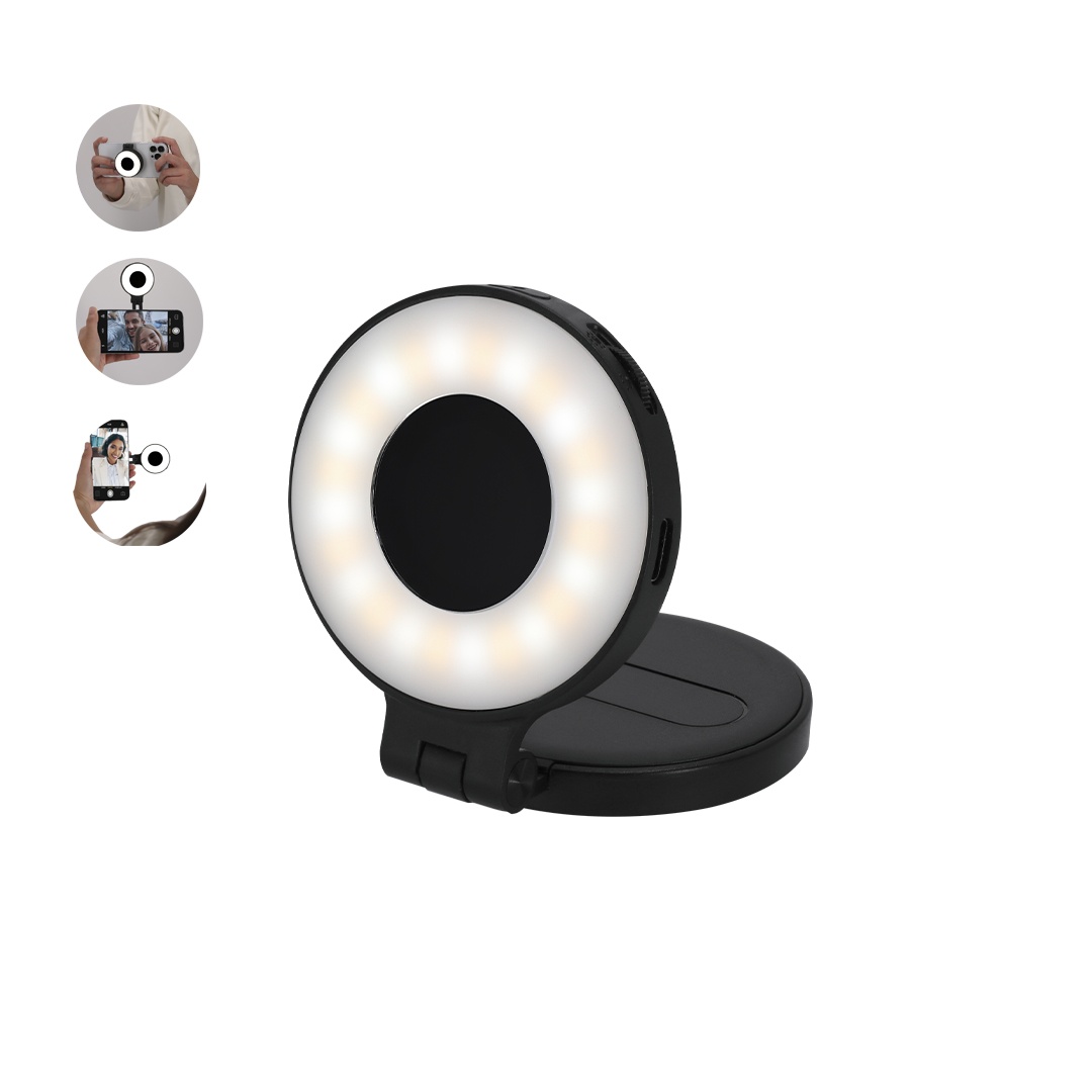Luce ad anello per smartphone e pc