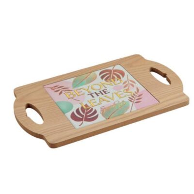 Vassoio in legno stile Tropical