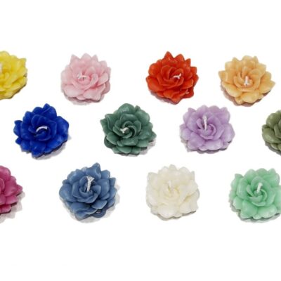 Candelina a forma di Dalia vari colori