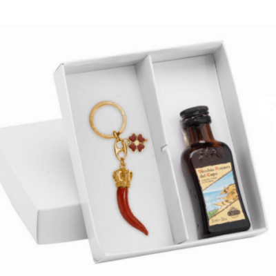 Bomboniera con bottiglia liquore