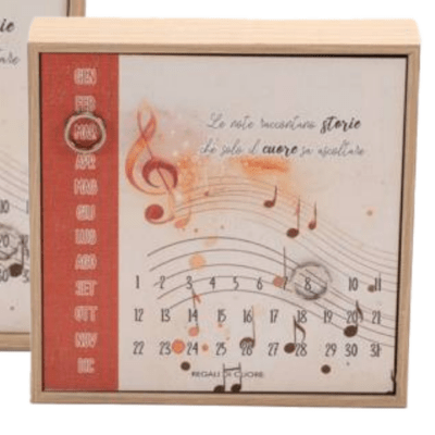 Calendario perpetuo tema musica