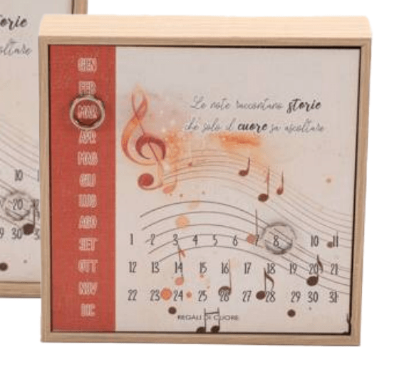 Calendario perpetuo tema musica