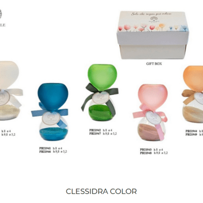 Clessidra 5 colori con scatola