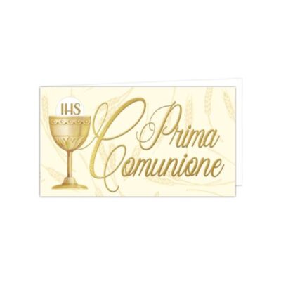 Biglietti per Prima Comunione con Calice