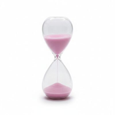 Clessidra sabbia rosa h10