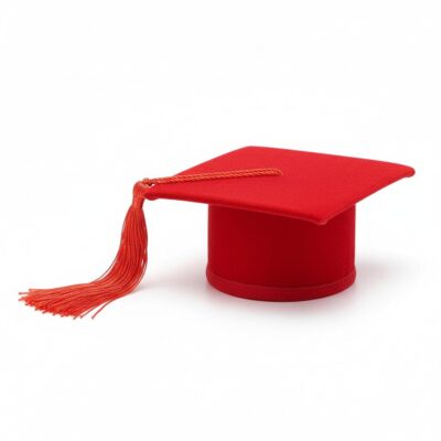 Scatola Cappellino laurea in velluto