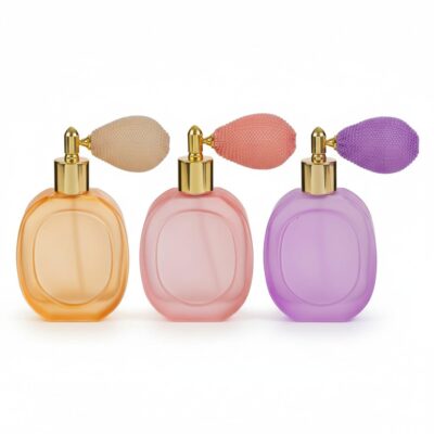 Porta profumo in vetro con pompetta