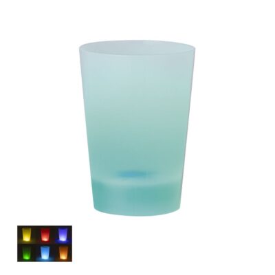 Bicchiere porta penne con luci led