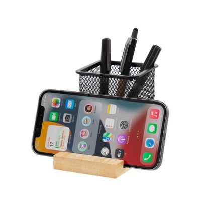 Porta penne con porta cellulare