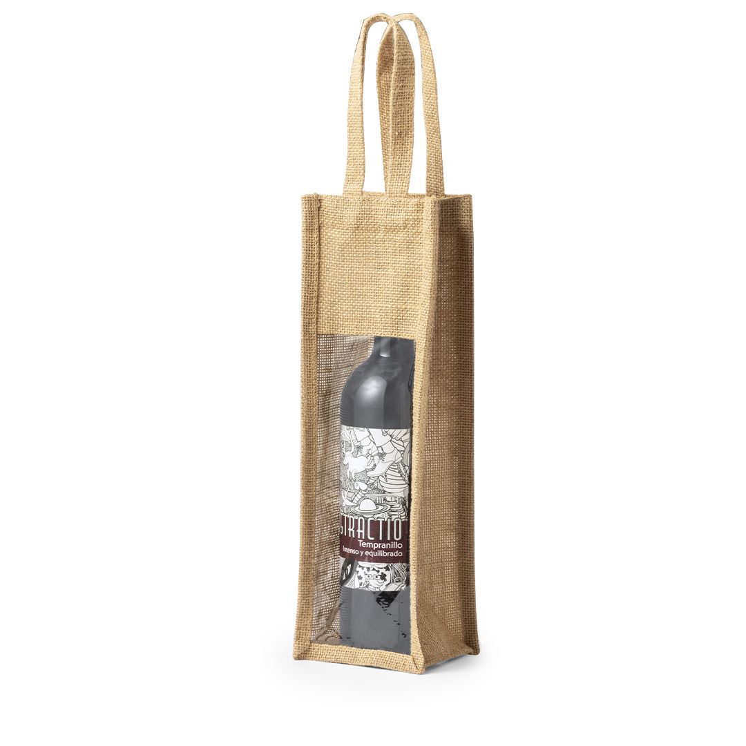 Borsa in juta porta bottiglia