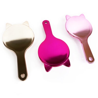 Spazzolina gatto in plexiglass tre colori